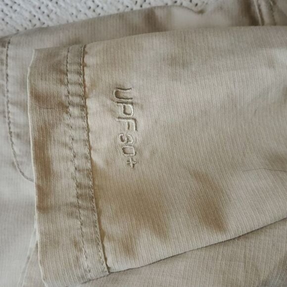 Columbia Embroidered Sporting UPF 60 Vented Pocket Casual Button Down Sz S Shirt - Picture 8 of 10